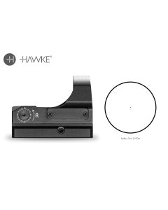Hawke Reflex Dot Sight 1x34 – Wide View Red Dot for Shotguns & Rifles

