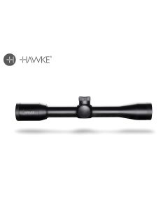 Hawke Vantage 4x32 riflescope with Mil Dot reticle for range and wind holdover

