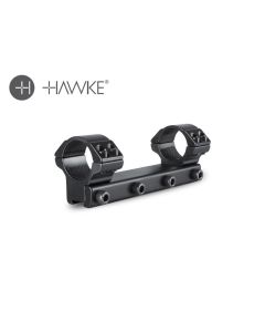 Hawke 1-Inch Medium Match Mount – 1 Piece 9–11mm Rail Scope Mount
