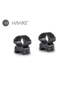 Hawke 1 inch Match Mount 2 Piece Weaver Medium Scope Rings