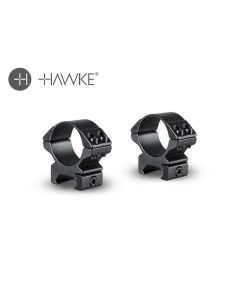 Hawke 30mm Match Mount 2 Piece Weaver Low Scope Rings