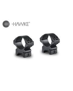 Hawke 30mm Match Mount 2 Piece Weaver Medium Scope Rings