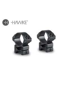 Hawke 30mm Match Mount 2 Piece Weaver High Scope Rings