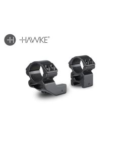 Hawke 1 inch Extension Rings 1 inch Tube High for Weaver Rail
