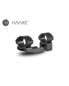Hawke 2 inch Extension Rings 1 inch Tube High for Weaver Rail