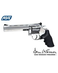 ASG Dan Wesson 715 6" Silver BB CO2 Revolver