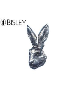 Bisley Pewter Pin – Hare’s Head Wildlife Design, Collectible Accessory


