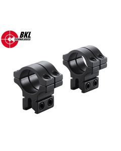 BKL 1" Double Strap Medium Dovetail Scope Mount – 2 Pc

