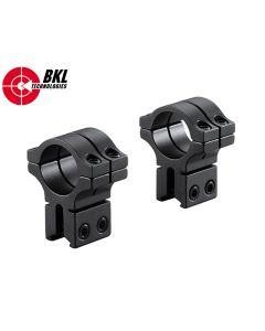 BKL 1" High Double Strap Dovetail Scope Rings – 2 Piece

