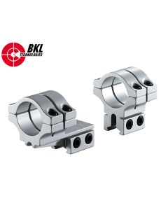 BKL 1" 2 Piece Double Strap Offset Medium Scope Mount – Secure & Stable

