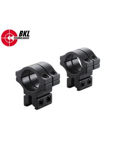 BKL 30mm 2 Piece Double Strap Low Scope Rings