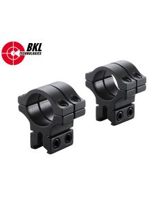 BKL 1" 2 Piece Double Strap Scope Rings for 14mm Rail

