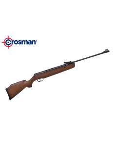Crosman Copperhead 900 break barrel air rifle with adjustable rear sight and synthetic stock

