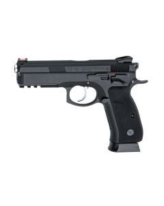 CZ 75 SP-01 Shadow blowback CO2 air pistol with green fiber optic sight

