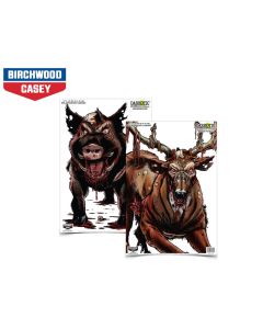 Darkotic Smokehouse & Blood Trail Zombie Splatter target featuring vivid zombie art and blood splatter zones

