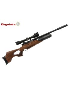 Daystate Wolverine R Hi-Lite PCP Air Rifle with Walnut Stock and Carbon Bottle

