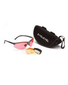 Eye Level Marksman Shooting Glasses with Anti-Fog Impact-Resistant Lenses

