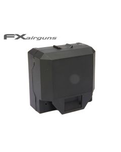 FX Radar Wireless Bluetooth Chronograph device showing real-time shot velocity data on smartphone

