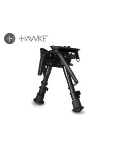 Hawke 6-9 Inch Swivel Tilt Rifle Bipod with Lever