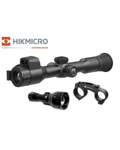 HIKMICRO Alpex 4K Lite LRF A40EL Rifle Scope Bundle