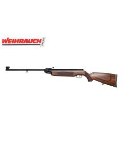Weihrauch HW35E classic air rifle with walnut stock and chequering

