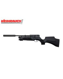 Weihrauch HW110 STK skeleton stock PCP air rifle on white

