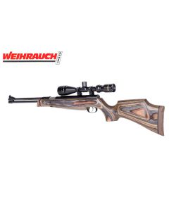 Weihrauch HW77K Special Edition underlever air rifle with unique stock

