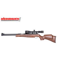 Weihrauch HW77K underlever spring air rifle with hardwood stock

