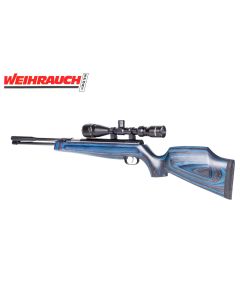 Weihrauch HW97K underlever spring air rifle with moderator

