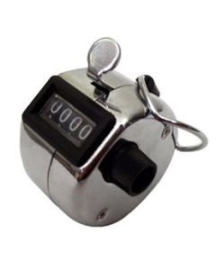 “Compact mechanical tally counter for accurate counting in shooting practice and events”

