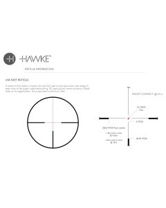 Hawke Vantage 30 WA 1-4x24 Riflescope with L4A Dot Reticle

