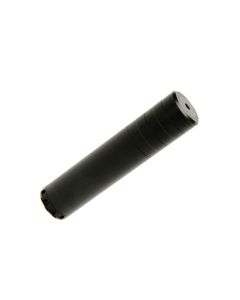 Wildcat Panther sound moderator for rimfire rifles on white background

