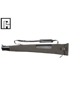 Parker Hale Alton Green Canvas Shotgun Slip with Leather Trim

