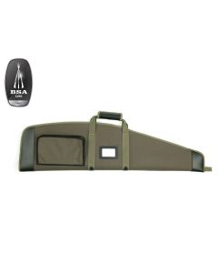 BSA polytwill padded gun slip with outer pocket for shotguns or rifles

