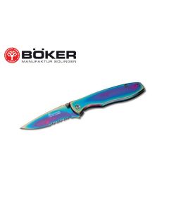 Boker Magnum Rainbow II Folding Knife – Colorful Anodized Handle

