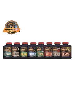 Ramshot reloading powder containers

