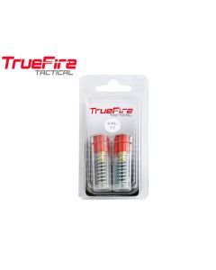 TrueFire plastic snap caps in bright safety colours


