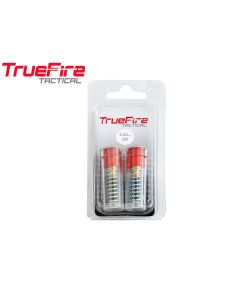 TrueFire plastic snap caps in bright safety colours

