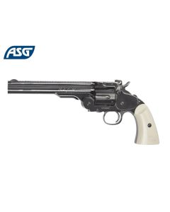 ASG Schofield 6″ Steel Grey .177 BB Co2 Revolver