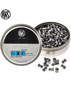 RWS Superpoint Extra .22 Pellets 5.5mm tin for air rifles

