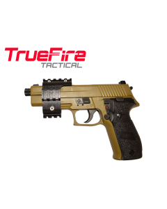 TrueFire Picatinny rail set laid out with mounting screws

