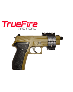 TrueFire Picatinny rail set laid out with mounting screws

