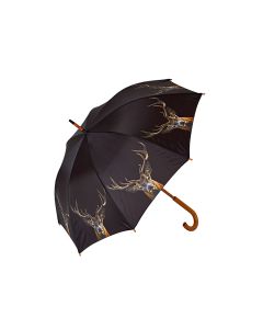 “Stag umbrella with traditional wooden handle and country stag design – Cheshire Gun Room”

