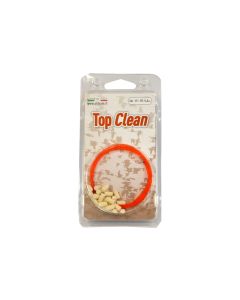 Top Clean air rifle pull through cleaning kit with cord and felt patches

