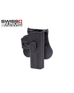 Swiss Arms Polymer Holster shown with belt loop attachment

