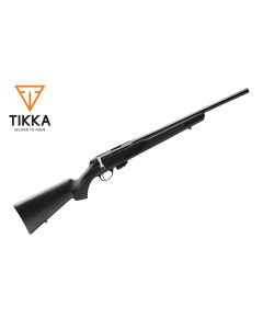 Tikka T1X MTR .17HMR with black synthetic stock and threaded barrel

