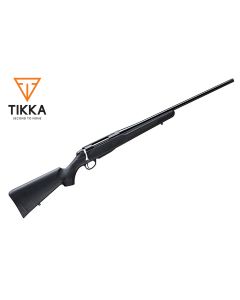 Tikka T3X Lite Adjustable with cheekpiece raised and black synthetic stock

