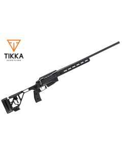 Tikka T3x Ace Game Black rifle with lightweight chassis for precision hunting.




