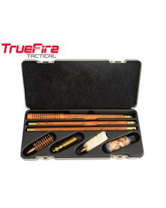 TrueFire deluxe shotgun cleaning kit open with tools inside

