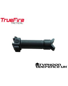 TrueFire Tactical bipod mounted on Typhoon F12 shotgun

